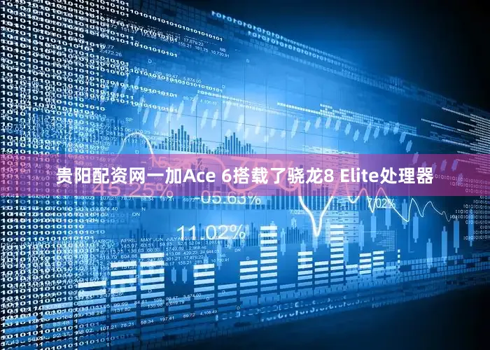 贵阳配资网一加Ace 6搭载了骁龙8 Elite处理器